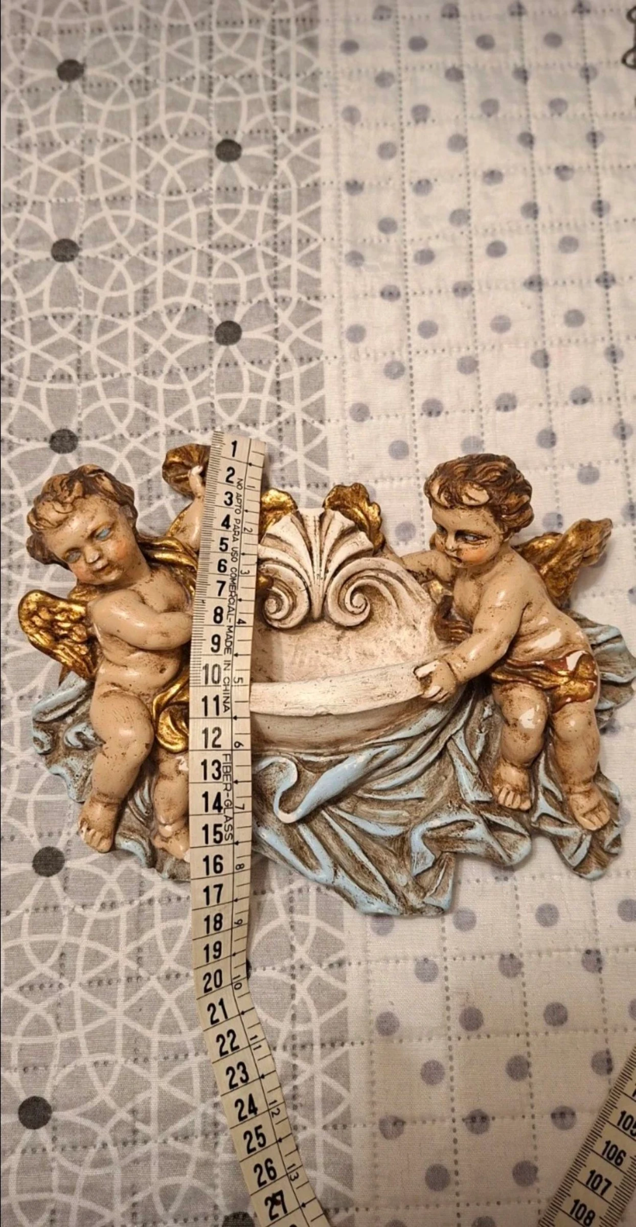 Anges pile baptismale, à accrocher au mur – photo 5